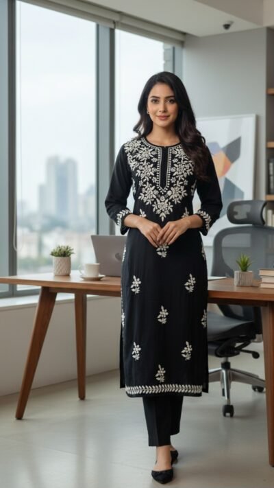 Modal Straight Fit - Black