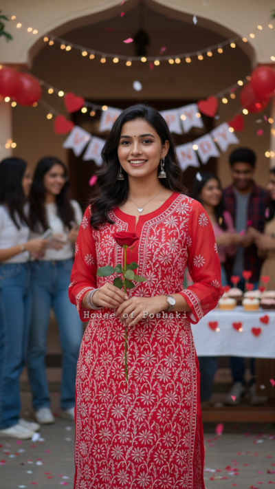 Aaliya Georgette Kurti