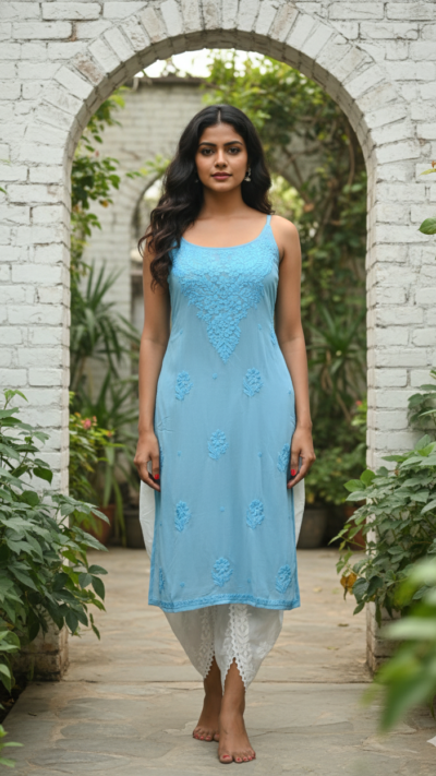 Viscose Noodle Strap - Sky Blue