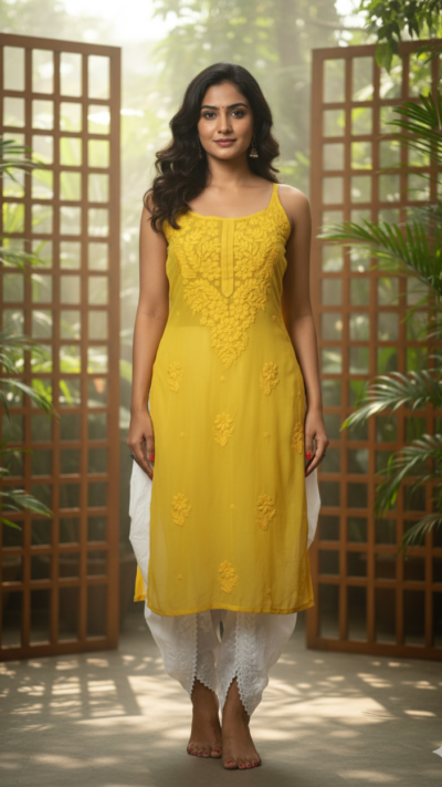 Viscose Noodle Strap - Yellow