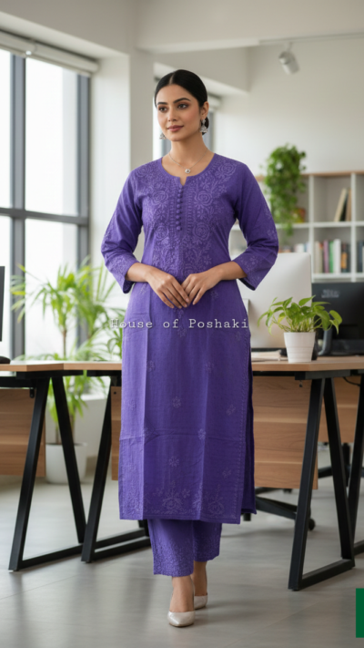 Dobby Cotton Set-Lavender